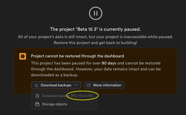 Project Paused: 90 Days Remaining